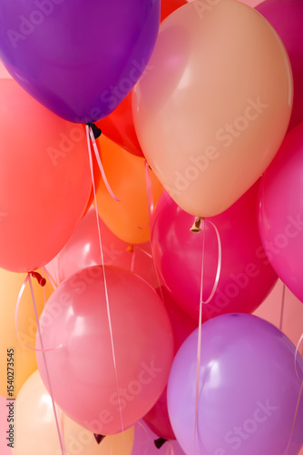 Colorful air balloons as ba...