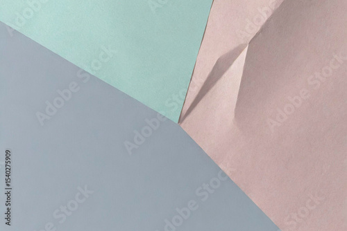 Minimalist Tri-Tone Paper Design Texture