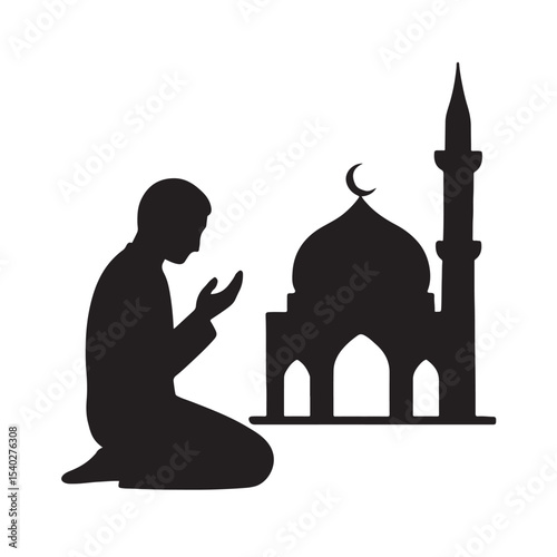 Spiritual Prayer and Worship at the Mosque