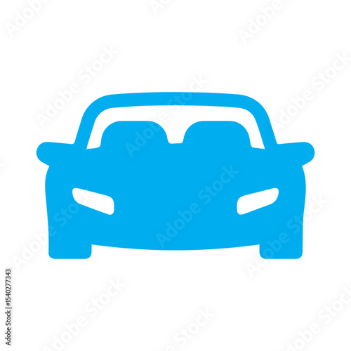 sports car colored icon