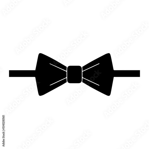 black bow tie