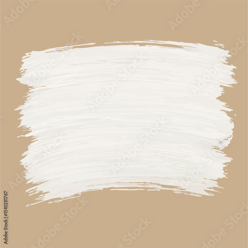 Soft abstract background with a textured white watercolor stroke on a beige base. Ideal for design, art, and decor projects. The subtle contrast adds a modern touch.