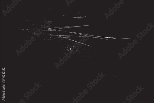 High-contrast black background featuring white scratch lines like broken glass. Ideal for horror, thriller, or grunge design themes in posters, overlays, or digital art.