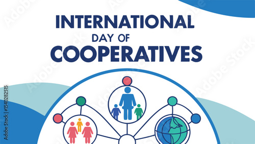a professional banner poster of international day of cooperatives design