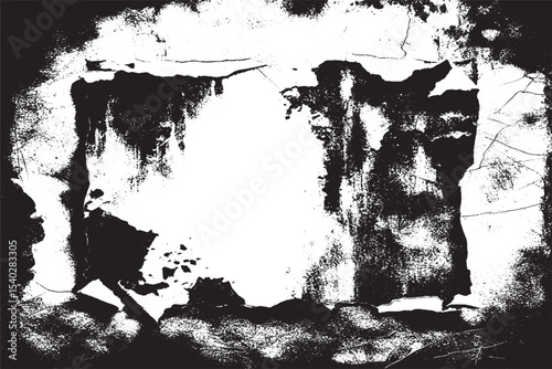 High-res black and white peeling wall texture with cracks and grunge effects. Ideal for backgrounds, posters, overlays, and design projects that need a raw, distressed, and weathered aesthetic.