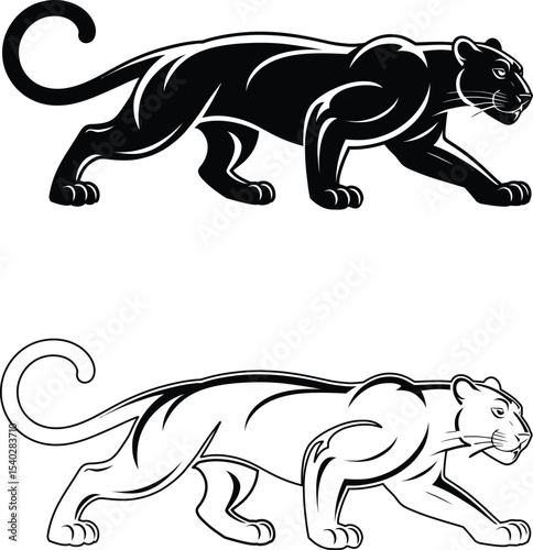 Tiger Vector Art Illustration Design