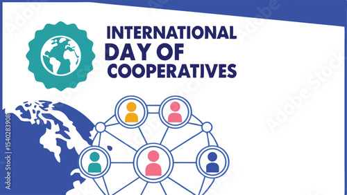 a professional banner poster of international day of cooperatives design