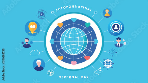 a professional banner poster of international day of cooperatives design