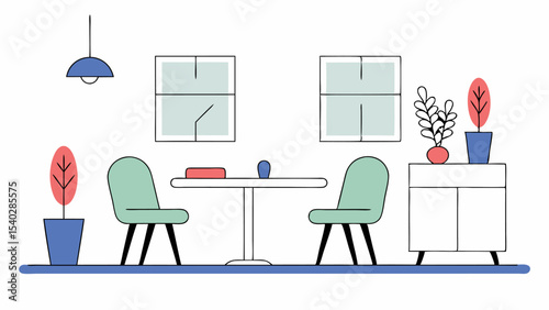 Minimalist Dining Room Interior Design