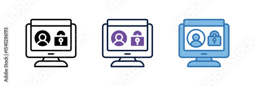 Secure Monitoring Icon