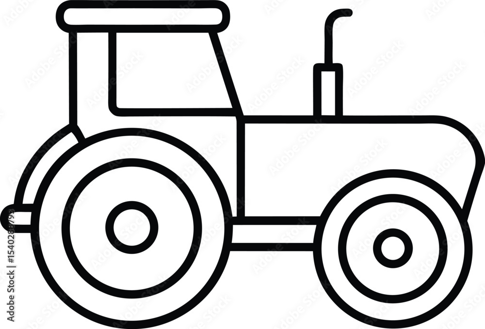 tractor isolated on white background tractor isolated on white background
