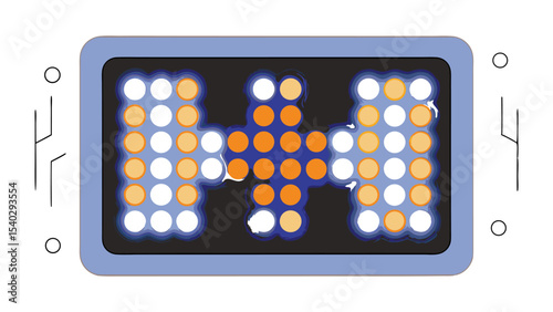 Abstract Peg Game Board