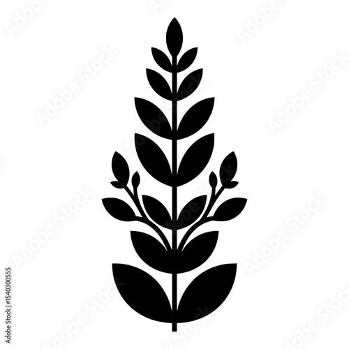 Abstract Organic Leaf Logo