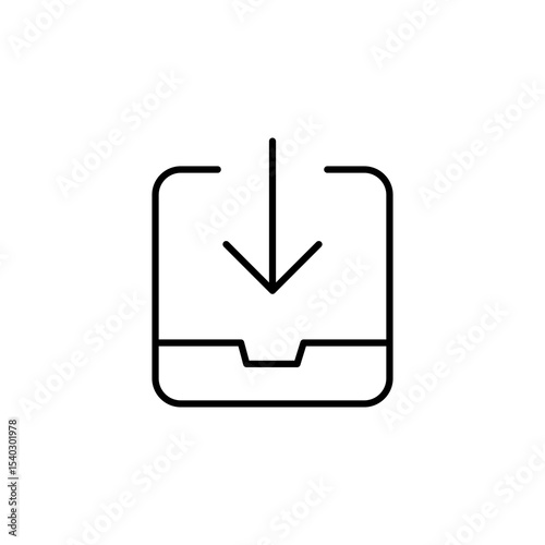 inbox, mail, email, newsletter icon