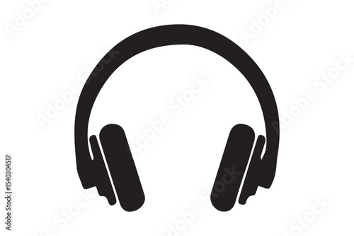 Headphone icon set. Headphones icons set. Customer service. Customer support icon