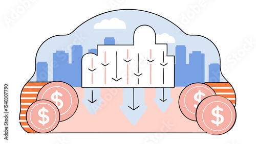 City Building Investment Losses, Financial Crisis, Economic Downturn