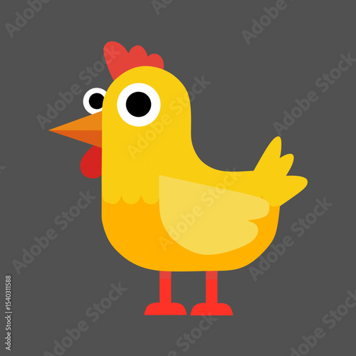 Chick icon logo vector 