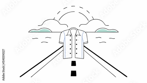 Shirt on Road to the Sea