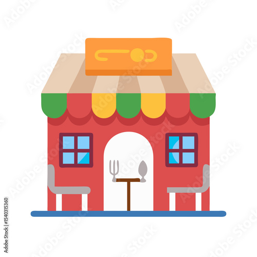 house on a white background