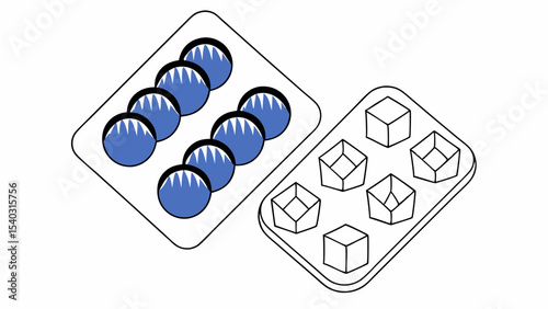 Round and Square Chocolate Molds