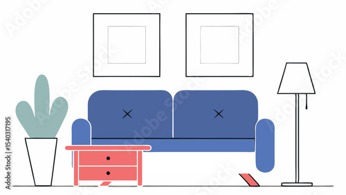 Modern Minimalist Living Room Interior Design