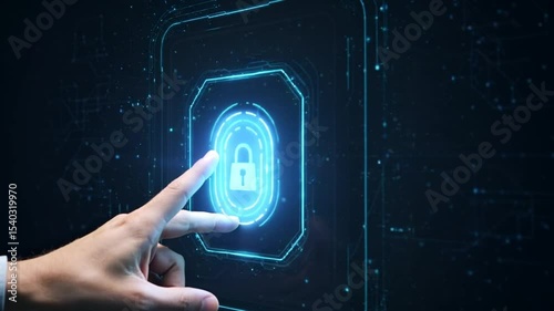 Touching Digital Padlock for Data Security and Privacy