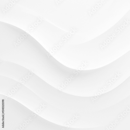 Abstract white background with layered smooth curves and minimalist flow design ideal for elegant modern templates and creative visual branding unique design Pro.