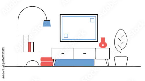 Modern Minimalist Living Room Interior Design