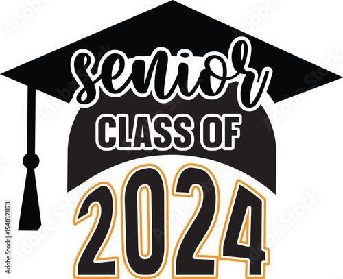 Class of 2024 Senior Graduation Cap Design - Celebrate Your Achievement