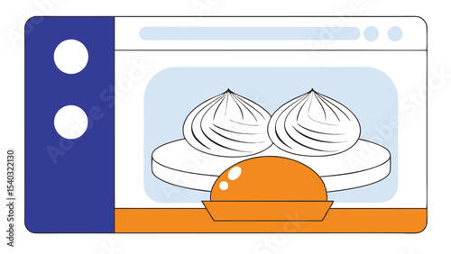 Steamed Buns in Microwave