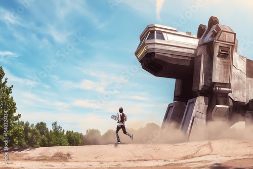 Desperate escape from the mechanical menace