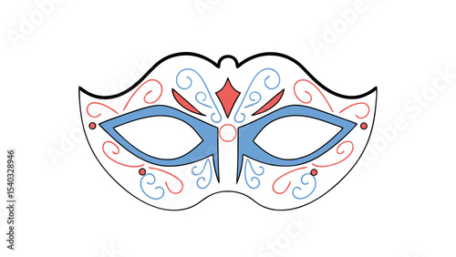 Ornate Venetian Mask Design