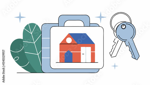 House Keys and Home Icon