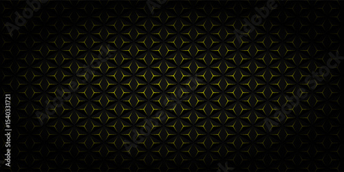 3D Yellow Neon Pattern Background. vector dynamic pattern illustrator eps 10