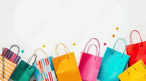 Vector Set of Shopping Bags