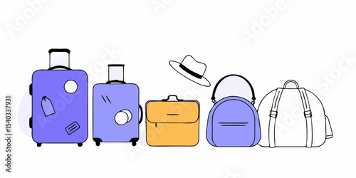 Travel Essentials Collection Personal Belongings for Adventure Packing List