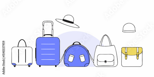 Travel Essentials A Collection of Personal Belongings for the Adventurous Traveler