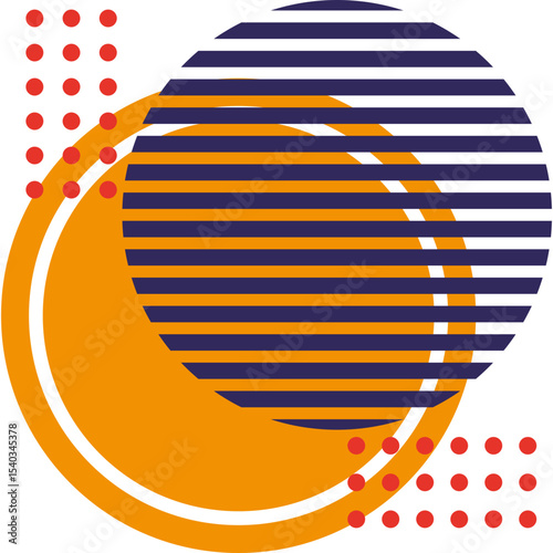 Memphis Geometric Shapes Element