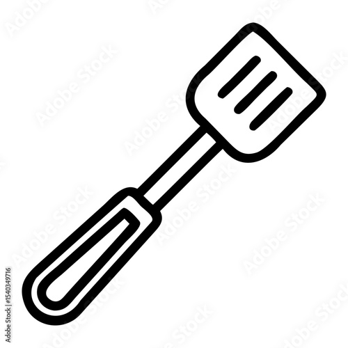Versatile Kitchen Spatula Perfect for Frying, Grilling, and Serving