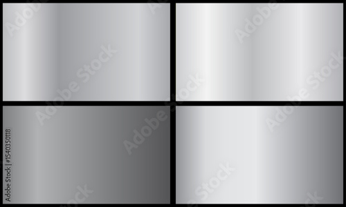 Silver background texture vector icon seamless pattern. Metallic gradient illustration gradation for backgrounds, banner interface. Brilliant plates with silver effect.