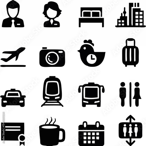 Hotel icon set.eps