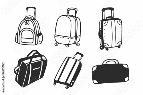 set of travel bags