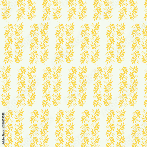 wheat seamless pattern