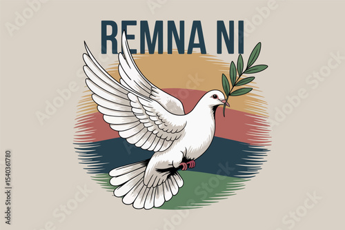 Remna Ni Peace Day Mizoram Dove Olive Branch Celebration Symbol
