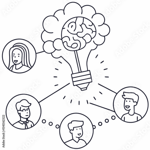 light bulb idea concept