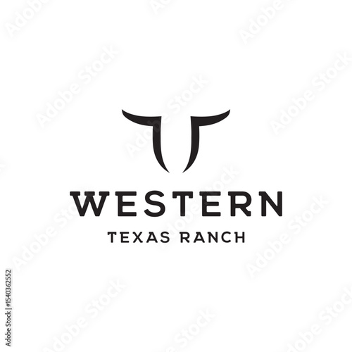 Free Download Texas ranch western retro vintage logo design. Logo for business, restaurant, bar. - GFXLoad