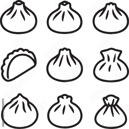 Set of dumplings