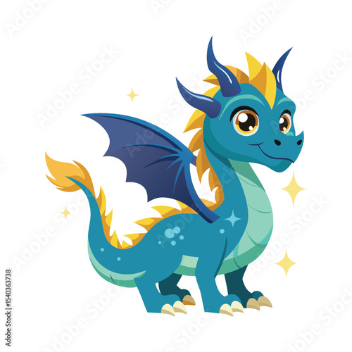 Magic book dragon