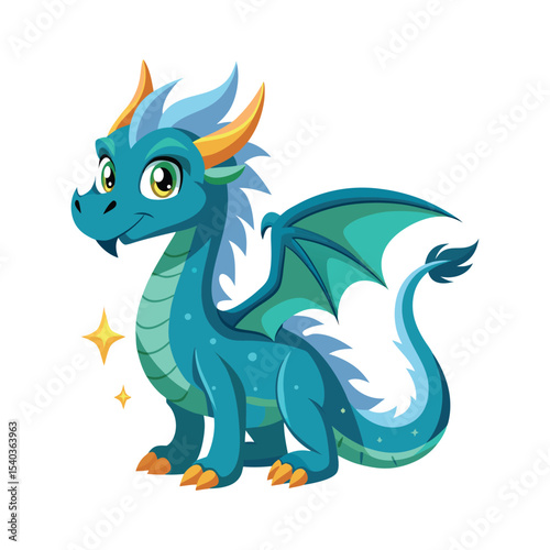 Magic book dragon