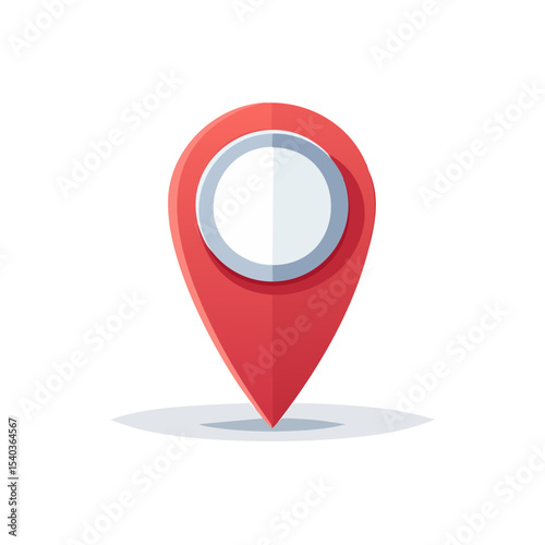 Free Download Red Map Pointer Illustration Shows Location on Black Background Representing Navigation for Travel and Destinations - GFXLoad